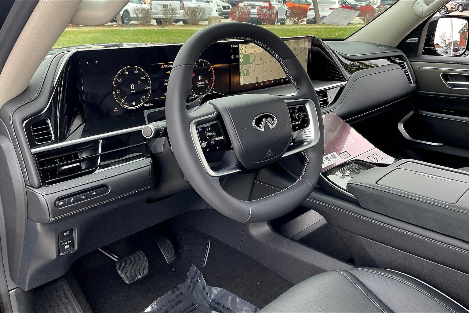 New Black Obsidian 2025 INFINITI QX80 LUXE for Sale in